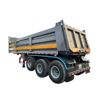 Semi-remolque asequible para 3 ejes 4 ejes inclinado trasero Dump Tipper Dump semi-remolque