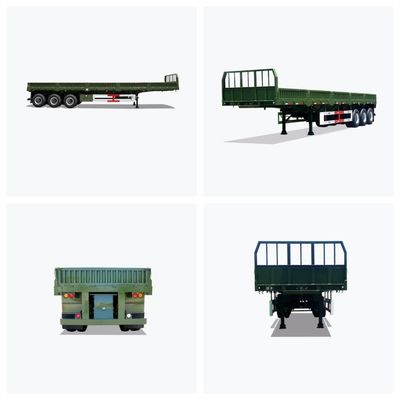 30 50 60 toneladas Estaca de pared lateral transporte de granel pesado camión para estaca de ganado