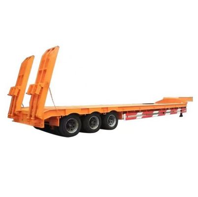 5 Ejes 100 o 120 toneladas Semiremolque de cuello de ganso para el transporte de equipos pesados