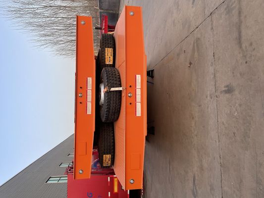 5 Ejes 100 o 120 toneladas Semiremolque de cuello de ganso para el transporte de equipos pesados