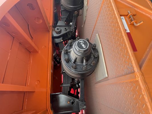 5 Ejes 100 o 120 toneladas Semiremolque de cuello de ganso para el transporte de equipos pesados