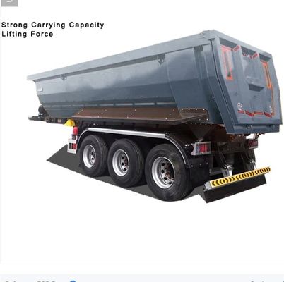 Semirremolque trasero de 80 toneladas La solución perfecta para el transporte de arena y piedra