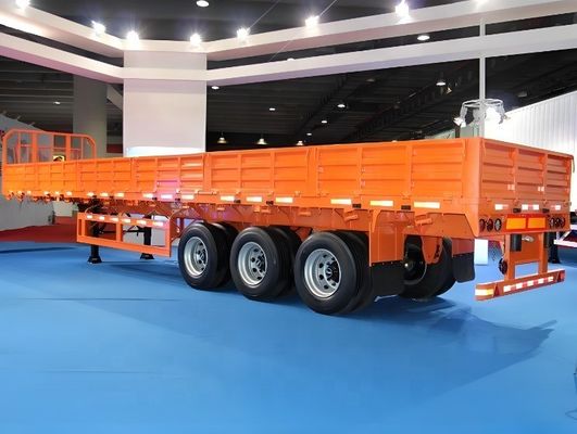 Acero 3 Eje 600 mm 800 mm remolque de pared lateral de elevación con práctica y construcción