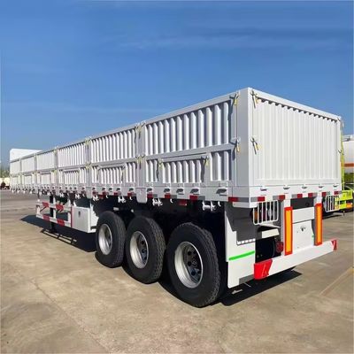 Semi remolque con pared lateral elevadora y carga útil de 50T