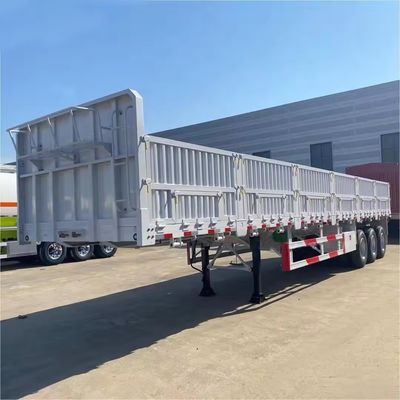 Semi remolque con pared lateral elevadora y carga útil de 50T