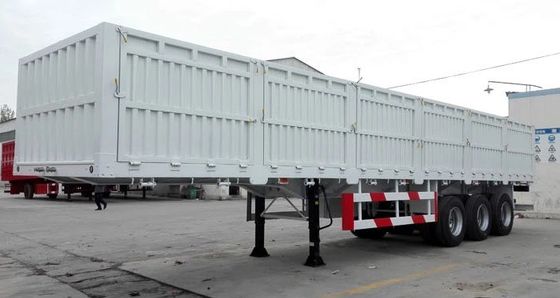 Semi remolque con pared lateral elevadora y carga útil de 50T