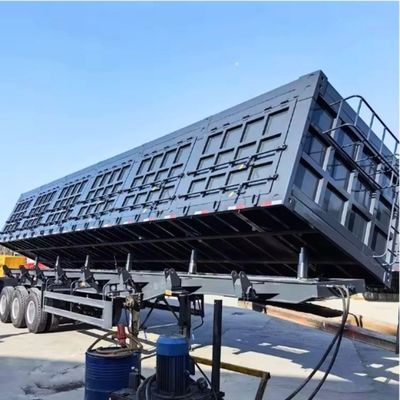 Contenedor de carga útil máxima de 30-100 toneladas Semi camión remolque para transporte de carga pesada