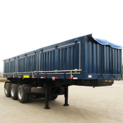 Contenedor de carga útil máxima de 30-100 toneladas Semi camión remolque para transporte de carga pesada