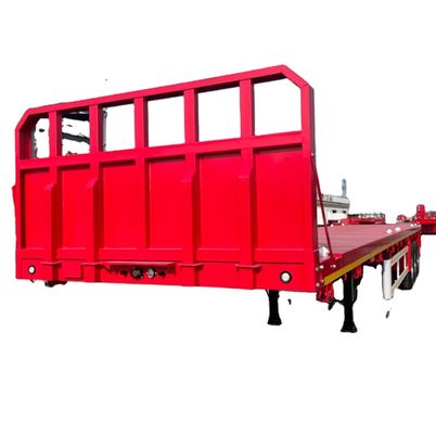 Semiremolque de capacidad de carga de 55 toneladas para el transporte y envío de equipos