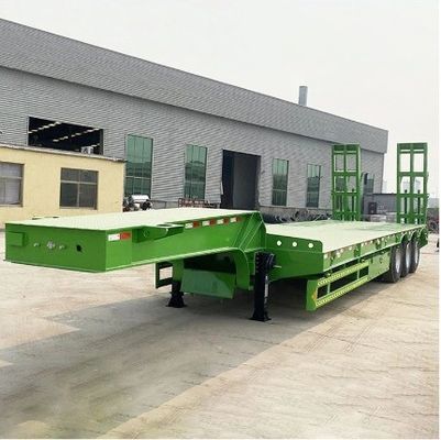 Carga útil máxima 30000 kg Semirremolque para transporte de excavadoras y equipos de construcción