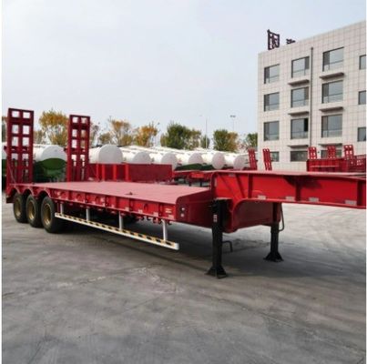 Carga útil máxima 30000 kg Semirremolque para transporte de excavadoras y equipos de construcción
