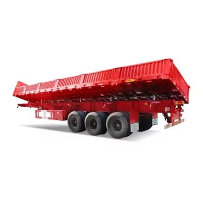 13000*2550*2900mm Semi remolque de descarga de tirador lateral hidráulico personalizado para remolque de camión