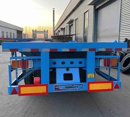 50 toneladas de capacidad de carga Semirremolque ideal para el transporte de contenedores y carga plana