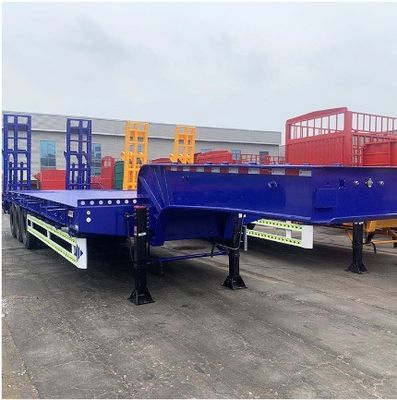 Remolque de camión de 3/4 ejes para transporte de excavadoras