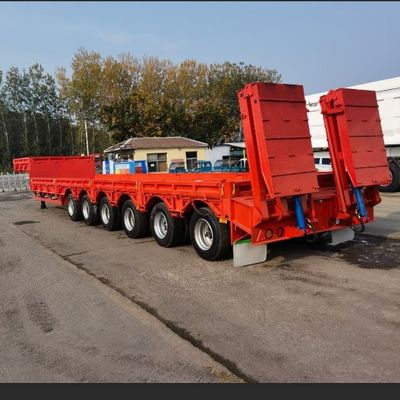 13000x3000x3300 Semirremolque de lecho bajo para el transporte de carga pesada desde un súper camión