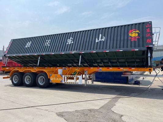 90 w mm*13/16 de espesor mm*10 Semirremolque de primavera de hojas de capa para el transporte de carga a granel