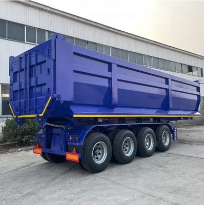 Diseño de un semirremolque trasero de tipo U de 30-100 toneladas con carga útil máxima de 30000 kg y acero