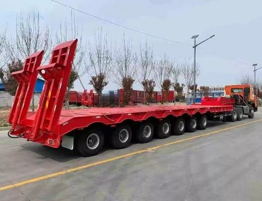Wosheng Equipo pesado transporte de camiones de baja altura con 3/4/5/6/7 ejes