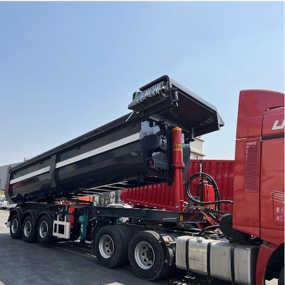 Carga útil máxima 30000 kg Semi-remolque trasero camión de descarga remolque para sus necesidades