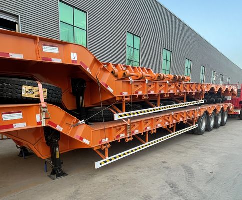 12500/13000/14000/16000x2500/3000x1100/3300mm Contenedor de tres ejes Semiremolque esqueleto