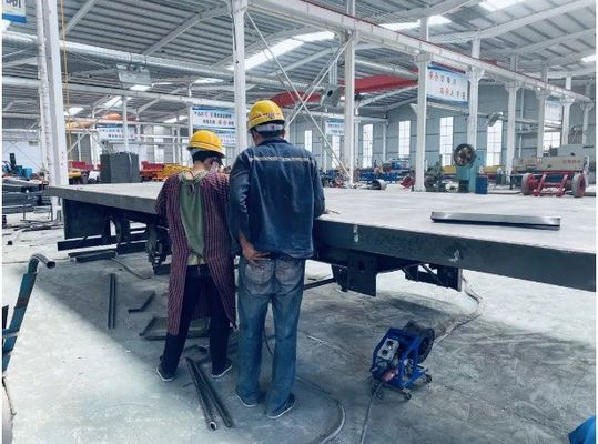 3 ejes 4 ejes Hidráulico en forma de U trasero camión de descarga de semirremolque con sistema de frenos de doble línea