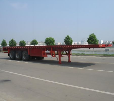 Buen remolque de 3 ejes de contenedores de 30-120 toneladas para el transporte de contenedores