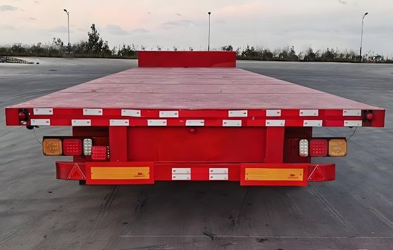 Buen remolque de 3 ejes de contenedores de 30-120 toneladas para el transporte de contenedores