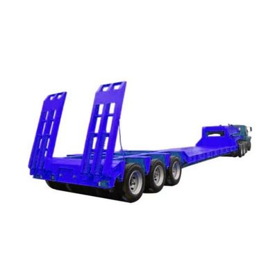 Semirremolque de 4 ejes para el transporte de carga pesada con viga principal de acero Q345B / T700
