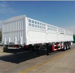 Semiremolque de cerca de 60 toneladas con sistema de freno de descarga lateral de aire