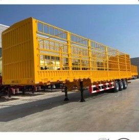 Semiremolque de cerca de 60 toneladas con sistema de freno de descarga lateral de aire