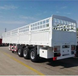 Semiremolque de cerca de 60 toneladas con sistema de freno de descarga lateral de aire