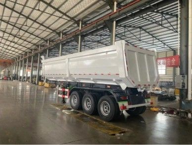 3 Ejes 4 Ejes cilindro hidráulico de punta de inclinación lateral con inclinación trasera