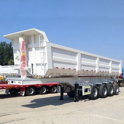 Semiremolque de acero Q345B/T700 con viga principal para el desvío de los tiradores traseros diversificados