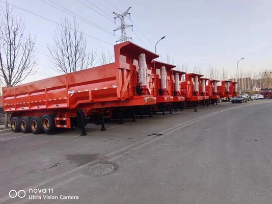 Semiremolque de acero Q345B/T700 con viga principal para el desvío de los tiradores traseros diversificados