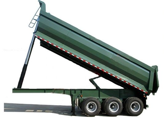 Semiremolque de acero Q345B/T700 con viga principal para el desvío de los tiradores traseros diversificados