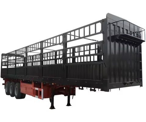 Producción y venta directa de remolque de cerca de 3 ejes y 4 ejes con carga útil máxima de 30000 kg