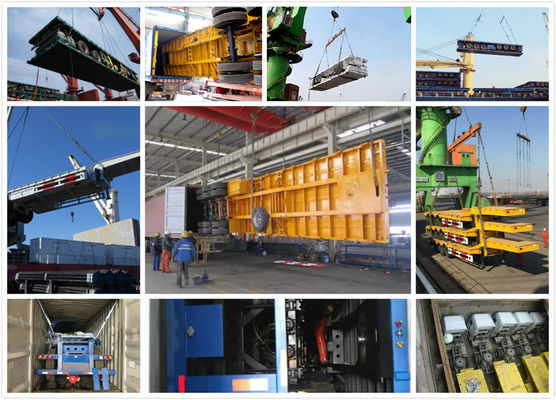 Solución de transporte Semi-remolque de 3 e 4 ejes con carga útil máxima de 50000 kg