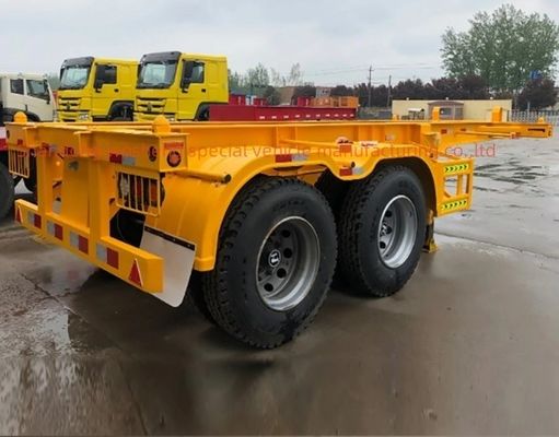 Wosheng Best 2 Axle 20FT 40FT Container Skeleton Semirremolque para el transporte de contenedores