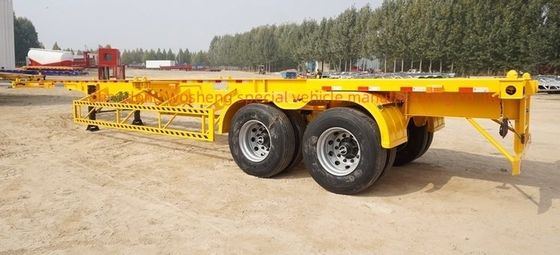 Wosheng Best 2 Axle 20FT 40FT Container Skeleton Semirremolque para el transporte de contenedores
