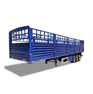 Petición del cliente 3 Semirremolque de eje Remolque de cerca alta para el transporte de carga a granel