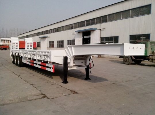 Semiremolque de 3 ejes con contenedor esqueleto con carga útil de 50 toneladas y peso de carga de 6,5 toneladas