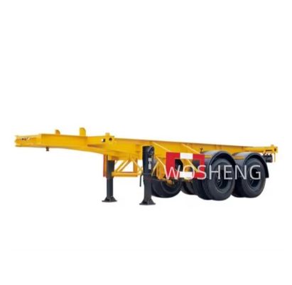 Primavera de hojas 90 w mm*13/16 espesor mm*10 capa Wosheng Contenedor Esqueleto Semirremolque