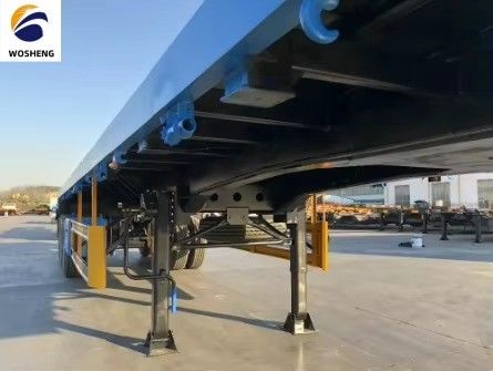 40 FT 2 3 Ejes Semirremolque con suspensión mecánica y neumáticos 12R22.5