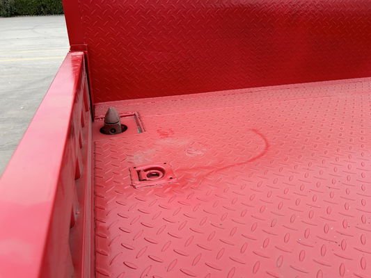 Contenedor de cama baja de 3 ejes chasis cargador semirremolque para equipos pesados