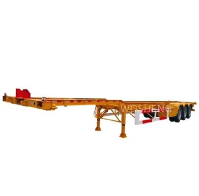 Pneumático 12.00R22.5/315 80R22.5/11.00R20 Tren de aterrizaje de carga pesada 28t Semi remolque esqueleto