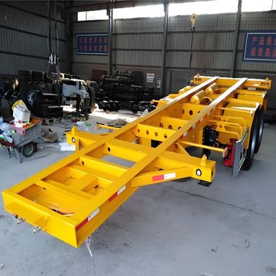 Carga útil máxima 30000 kg Wosheng 20 40 45 pies Contenedor Esqueleto Semirremolque con descuento