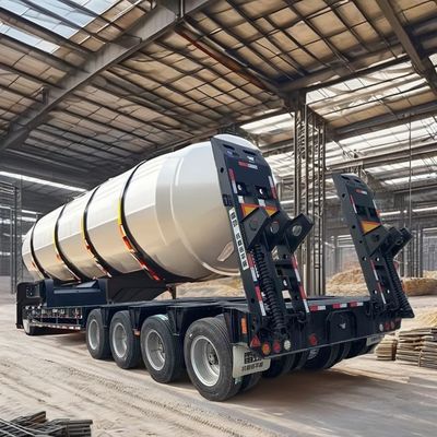 Semiremolque extensible de 70 a 80 toneladas para el transporte de equipos pesados en el mejor de los casos