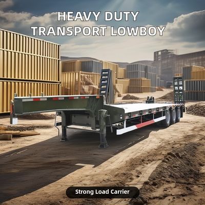 Semiremolque extensible de 70 a 80 toneladas para el transporte de equipos pesados en el mejor de los casos