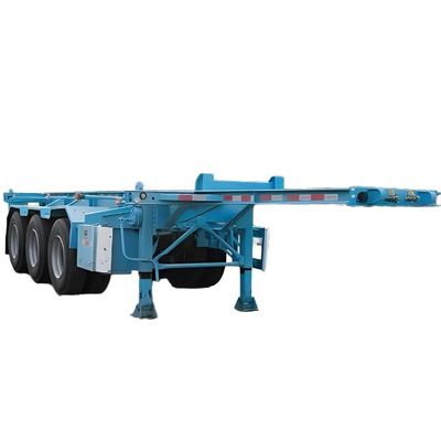 Wosheng Color personalizado 2 3 4 Ejes Camión Esqueleto Semirremolque para carga de contenedores