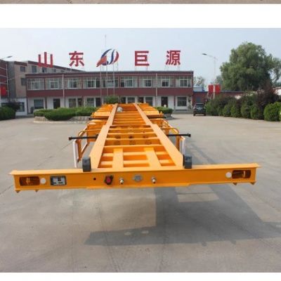 Wosheng Color personalizado 2 3 4 Ejes Camión Esqueleto Semirremolque para carga de contenedores